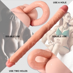 Double-headed long dildo