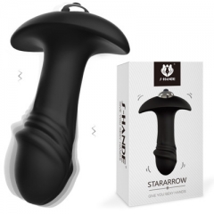 Female masturbation silicone anal plug men and women with anal plug wearing mini vibrator