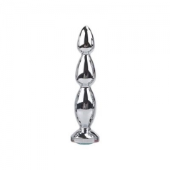 139*35mm 217g 12 color for choose Large size silver metal butt plug steel anal ball sex toy