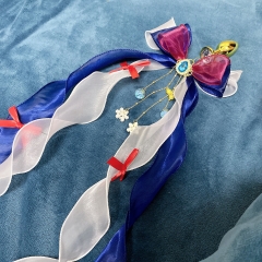 Bow anal plug bell ribbon tassel anal plug