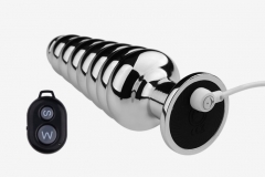 Charging vibration anal plug aluminum alloy massager anus