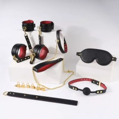 Lockable Bondage Set black